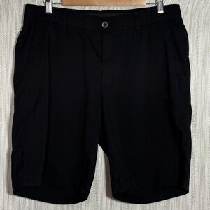 Under Armour Men's Black Flat Front Shorts